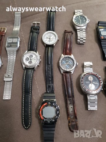 Лот мъжки маркови винтидж часовници, снимка 6 - Мъжки - 27393016