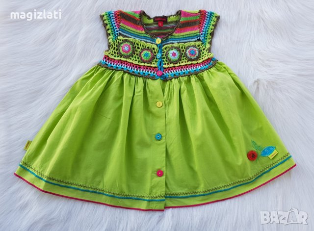 Детска рокля Catimini  размер 74-80см., снимка 10 - Бебешки рокли - 37468656