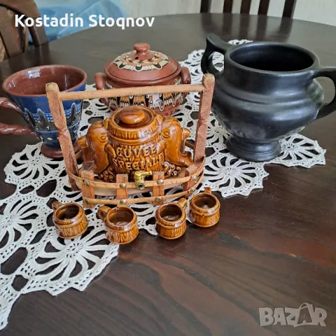 Декоративен ракиен сервиз, снимка 5 - Сервизи - 49871072