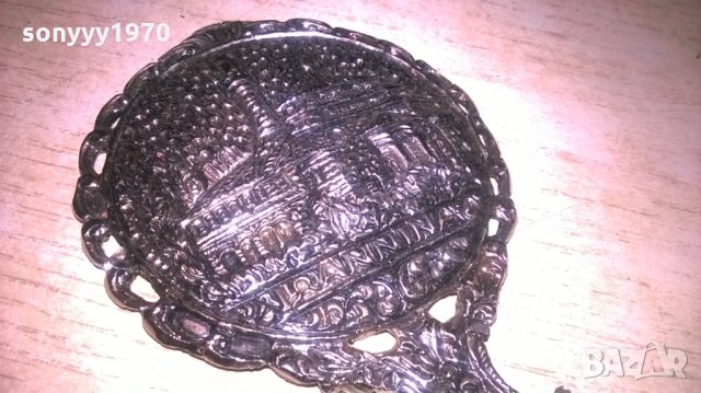 АНТИК-ретро огледалце-12х7см-внос франция, снимка 8 - Колекции - 26803355