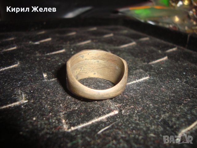БРОНЗОВ СТАР МАСИВЕН КЛАСИЧЕСКИ ПРЪСТЕН 20788, снимка 5 - Антикварни и старинни предмети - 32318390