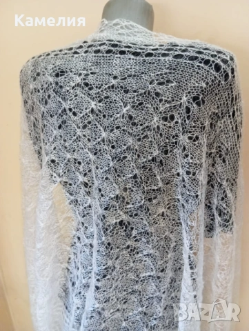 Шал от кози пух , снимка 6 - Шалове - 53211888