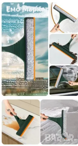 Моп за почистване на прозорци и гладки повърхности, снимка 3 - Мопове, кофи, четки и метли - 48858643