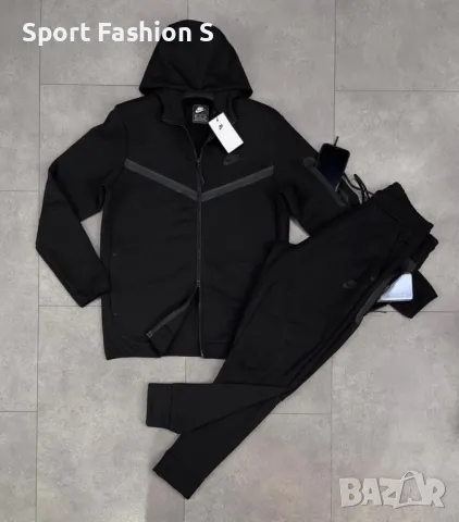 Мъжки екип Nike Tech Fleece Black, снимка 2 - Спортни дрехи, екипи - 49703941