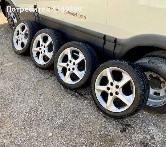 Алуминиеви джанти 17цола 5x114.3+ГУМИ 225/45/17 за Kia,Hyundai,Mazda, снимка 3 - Гуми и джанти - 51804553