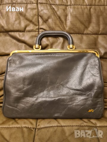 дамска чанта от естествена кожа Bon Gout, снимка 1 - Чанти - 35549361