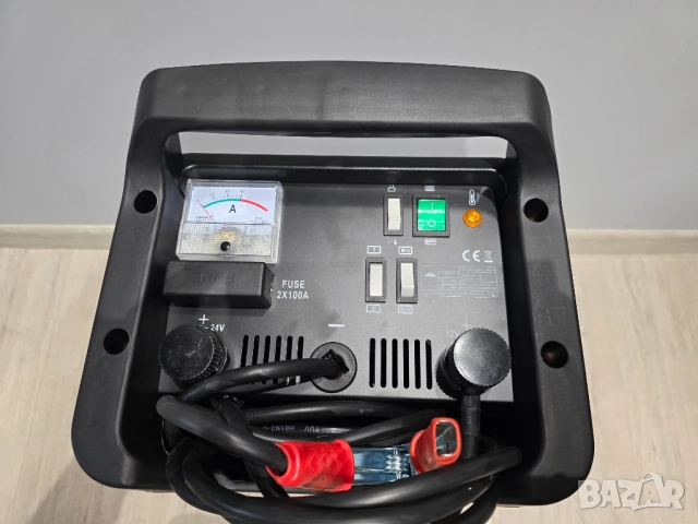 Професионално зарядно и стартово устройство 12V/24V – 55A / 600A, снимка 4 - Други машини и части - 52321638