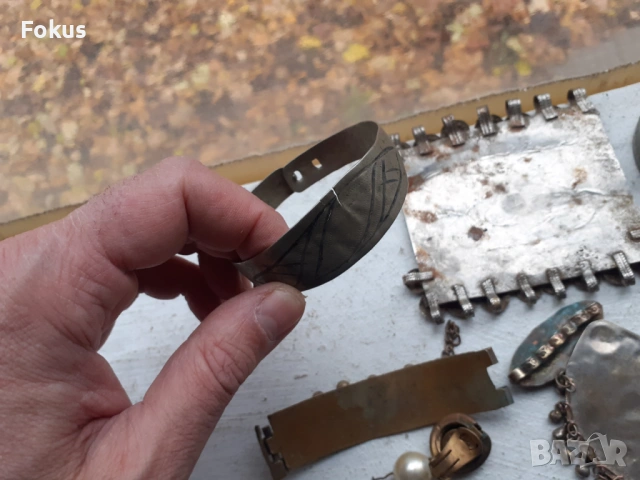 Лот части от накити, снимка 5 - Антикварни и старинни предмети - 53405978