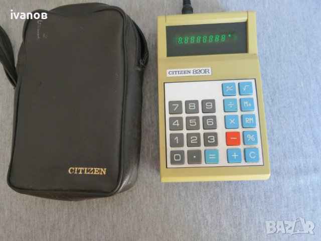 Citizen Calculator 820R, снимка 2 - Антикварни и старинни предмети - 37275073