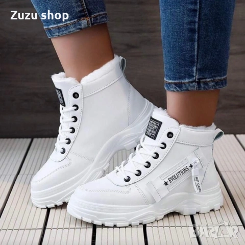 Дамски ежедневни зимни обувки, снимка 6 - Дамски боти - 53056019