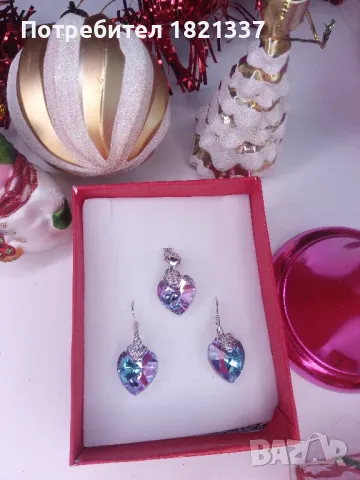 Комплект колие и обици 