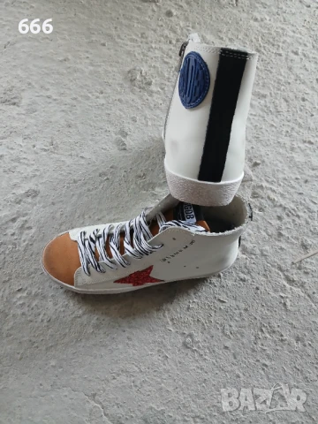 Кожени кецове Golden Goose, снимка 6 - Кецове - 51174441