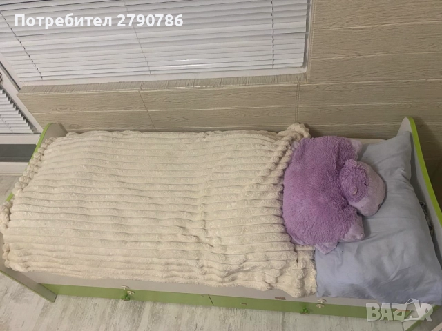 Детско легло 166х70 см с матрак РУСЕ, снимка 3 - Спални и легла - 52722372