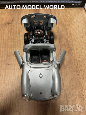 Метална колекционерска колички MAISTO PORSCHE 550 SPYDER мащаб 1:18, снимка 5 - Колекции - 52324656