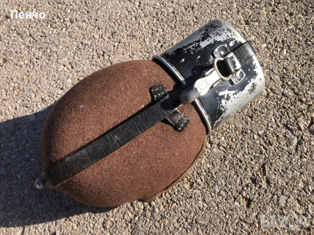 стара немска военна манерка - 1938/40г. - WEHRMACHT - WWII - ОРИГИНАЛ, снимка 2 - Антикварни и старинни предмети - 45240439