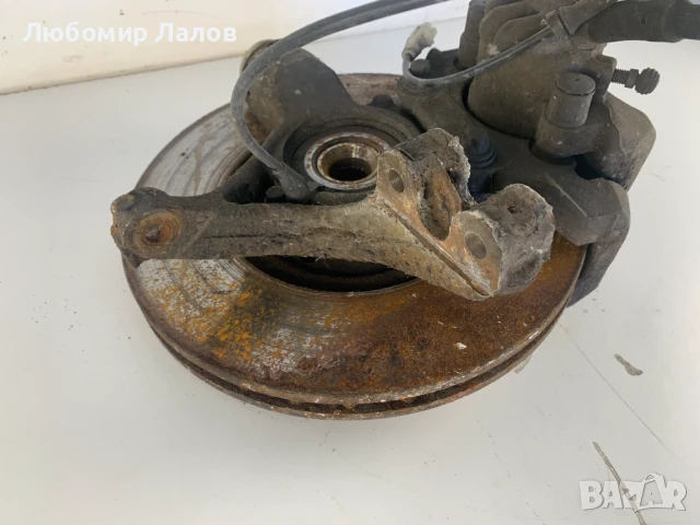 Преден ляв шенкел главина диск апарат Peugeot 5008 (09-13)г., снимка 4 - Части - 50838388