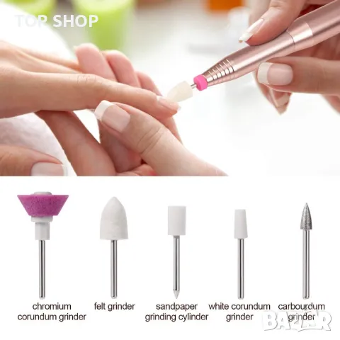 Машина за маникюр и педикюр с аксесоари Tomight, снимка 5 - Продукти за маникюр - 49157876