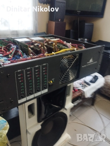 MONACOR PA 4120 4 канален усилвател