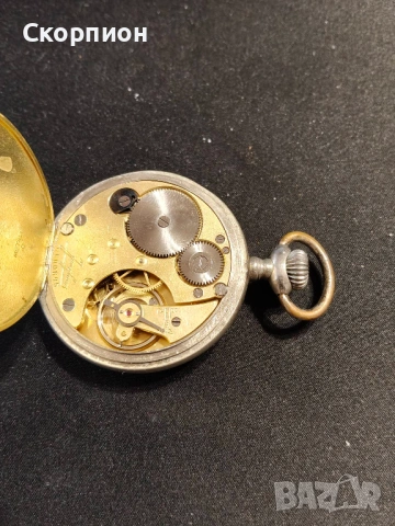 Джобен часовник - JUNGHANS - ГЕРМАНИЯ - ПРОМОЦИЯ с посребрени капаци позлата., снимка 12 - Джобни - 48361755