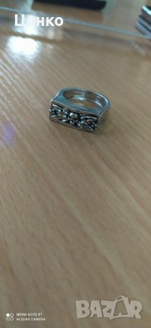 мъжки пръстен с чекмедже, сейф, снимка 2 - Пръстени - 33491847