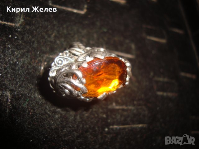 ВИНТИДЖ ПОСРЕБРЕН РЯДЪК АР-НУВО РЕТРО ПРЪСТЕН с ГОЛЯМ ФАСЕТИРАН ЦИТРИН РЪЧНА РАБОТА 20509, снимка 12 - Антикварни и старинни предмети - 32317898