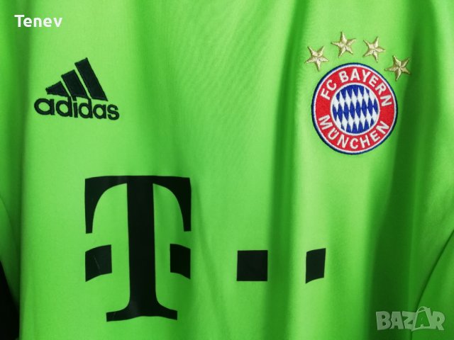 Bayern Munich Adidas оригинална вратарска тениска фланелка блуза Байерн Мюнхен размер М, снимка 3 - Тениски - 43428878