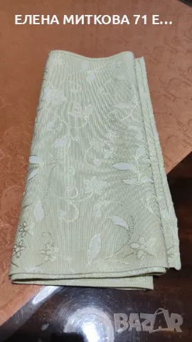 Стилен тишлайфер с бродирани цветя за голяма маса, снимка 2 - Покривки за маси - 49185171