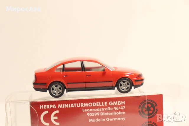 HERPA H0 1/87 VW PASSAT МОДЕЛ КОЛИЧКА ИГРАЧКА, снимка 4 - Колекции - 51425722