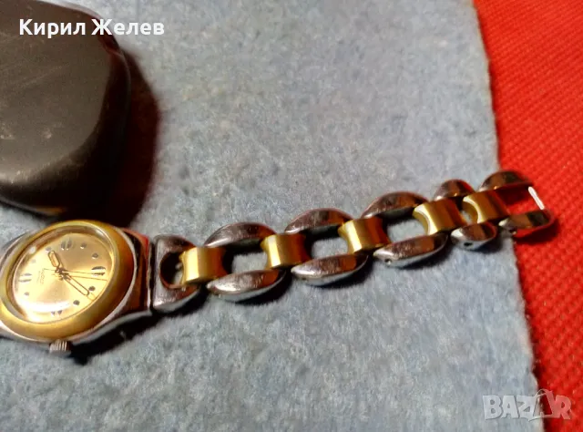 SWATCH AG 2001 SWISS Марков ШВЕЙЦАРСКИ КВАРЦОВ ЧАСОВНИК КРАСИВ СТИЛЕН БЛАГОРОДНА СТОМАНА 48699, снимка 14 - Дамски - 48075539