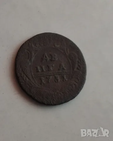  Монета Денга 1731г Русия