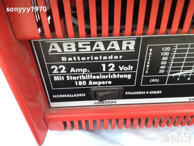 ABSAAR 22A-12V CHARGER-ВНОС SWISS 1810252258, снимка 5 - Аксесоари и консумативи - 52102338