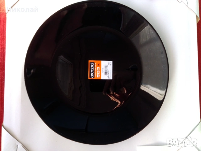 Френски луксозни чинии от стъкло, снимка 6 - Чинии - 53184067