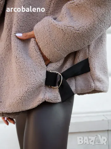 Дамско пухкаво яке FLUFFY, 3цвята , снимка 5 - Якета - 48635790