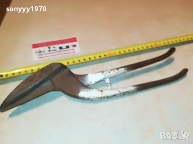 НОЖИЦА ЗА ЛАМАРИНА ОТ ФРАНЦИЯ 2005221233, снимка 2 - Антикварни и старинни предмети - 36821330