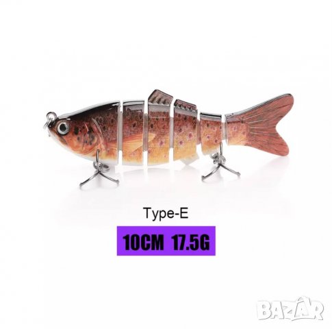 10cm. потъващи воблери., снимка 2 - Такъми - 32931568