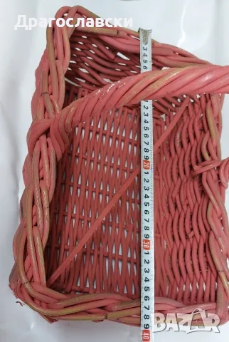  Кошници, панери, подноси, плетени, ракита, круша, съд, пикник, декорация, битов кът , снимка 8 - Други - 49246027