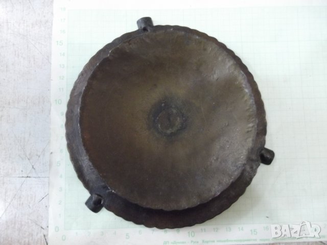 Пепелник от ковано желязо от соца, снимка 4 - Други ценни предмети - 40039250