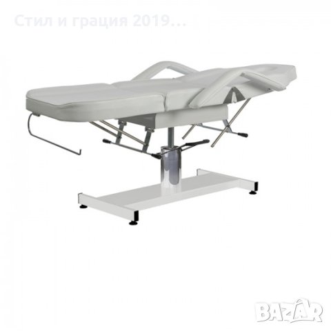 Хидравлична кушетка Ment 185 x 63/83 x 63/77 см, снимка 4 - Кушетки - 43834146