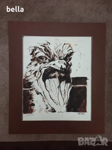 Авторска картина  -Крясък - на худ. Стоян Куюмджиев