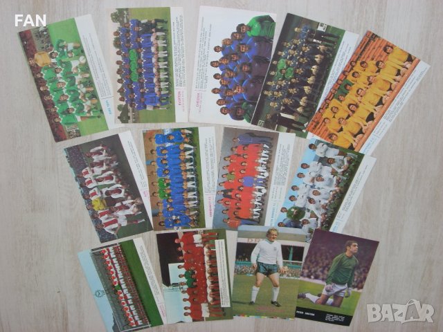 Плакати (снимки) на английски отбори от началото на 70-те години Челси, Евертън, Болтън, Мидълзбро, снимка 1 - Фен артикули - 32505992
