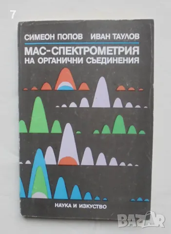 Книга Мас-спектрометрия на органични съединения - Симеон Попов, Иван Таулов 1987 г.