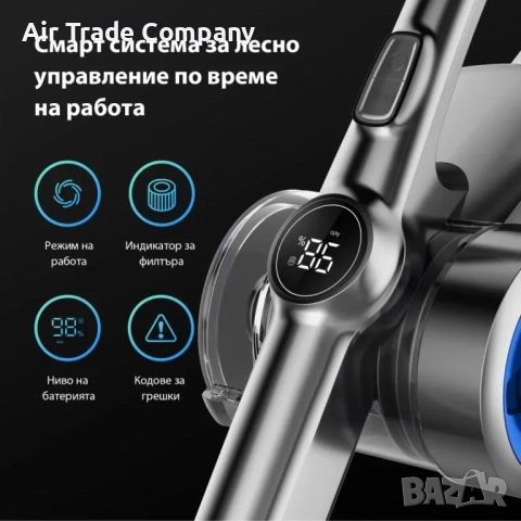 Вертикална прахосмукачка JIMMY H8 Upgrade, снимка 14 - Прахосмукачки - 51887616