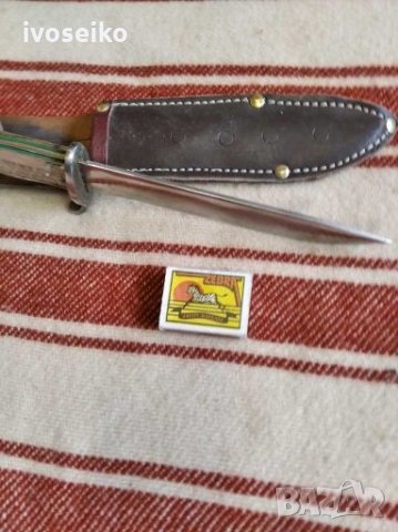 Нож ловен с кания, снимка 5 - Ножове - 28566606