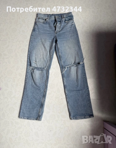 Скъсани дънки на Zara, снимка 2 - Дънки - 53406300