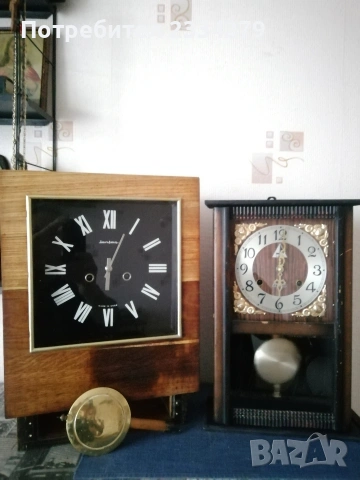 Стари стенни часовници от 70-80години., снимка 1 - Антикварни и старинни предмети - 53205003