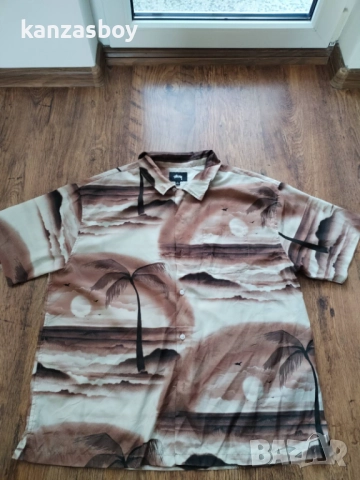 Stussy Island Shirt - страхотна мъжка риза Л, снимка 7 - Ризи - 51571286