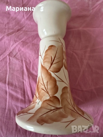 Продавам порцеланов свещник, снимка 4 - Декорация за дома - 53156313