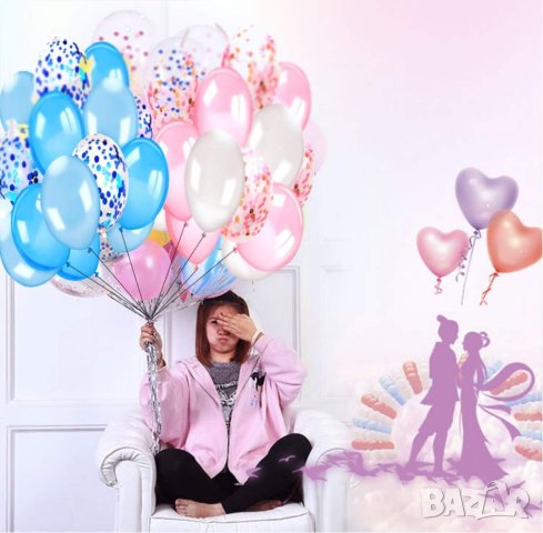 Парти балони, комплект от 50 части B07Q2P5CT5, снимка 6 - Други стоки за дома - 43380094