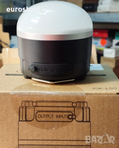 LED къмпинг лампа с акумулаторна батерия - преносима външна лампа за палатка с батерия 4000mAh, снимка 6 - Къмпинг осветление - 52484694