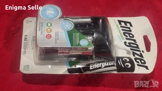 Energizer - Зарядно за батерии NiMH 7W/4xAA/AAA 2000mAh 230V, снимка 3 - Друга електроника - 52505795